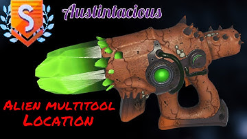 S-Class Alien Multitool Location |Terracotta Skin & Green Crystal Barrel | No Man
