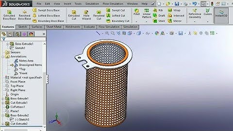 #Air filter for vehicle Air filter design with solidworks#Air filter design with solidworks filter#