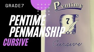 Pentime Penmanship Cursive Grade 7 Homeschool Curriculum Flip-Through Handwriting