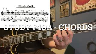 Melodic Rhythms Study 40A Melody & Chords, 80bpm #guitar #sightreading #melodicrhtyhms #guitarchords