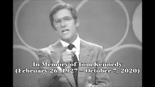 Terence Taylors Game Show Channel In Memory Of Tom Kennedy february 26 1927  October 7 2020