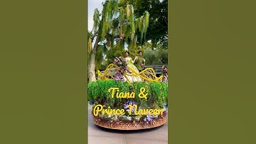Tiana & Prince Naveen - Magic Happens Parade #disneyland #parade #shorts