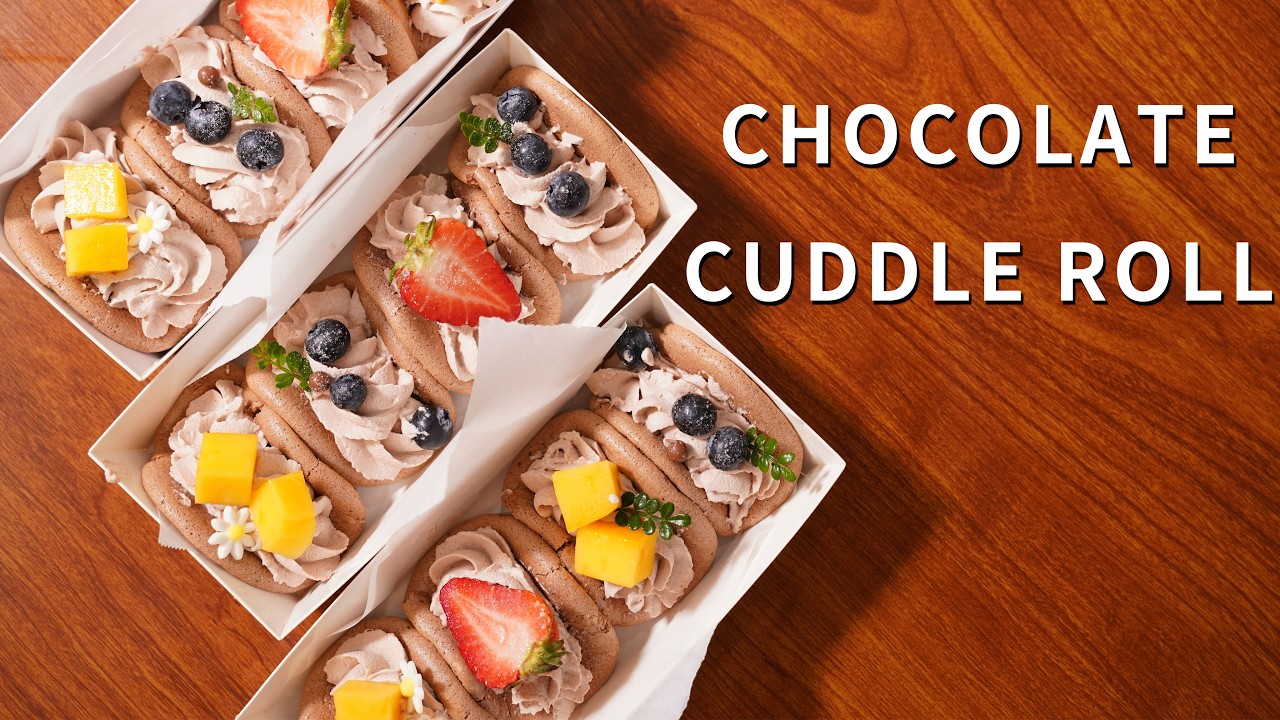 59 Chocolate Hug Roll - Soft cake crust wrapped in rich cream