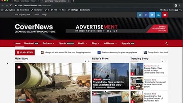 CoverNews  - Menu Description as a Badge