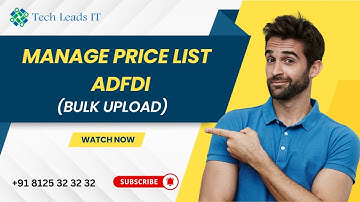 Manage Price List - ADFDI (Bulk Upload) | Oracle Fusion SCM | Tech Leads IT