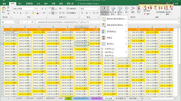 08 用設定格式化條件格式化六日