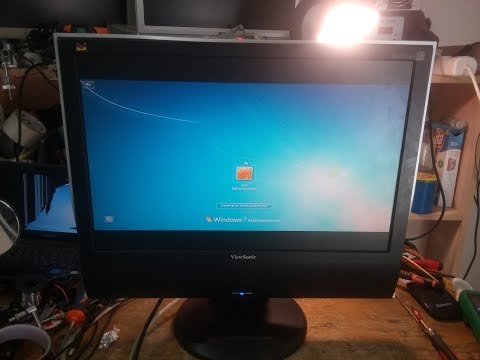 Монитор ViewSonic VG2021WM отключается. Что делать? Ремонт.