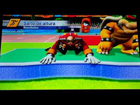 Mario Sonic At The Olympic Games Dr Eggman Bowser Fails In High Jump 