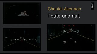 Toute une nuit [A Whole Night] (1982) by Chantal Akerman, Clip: Two women in a car - late at night