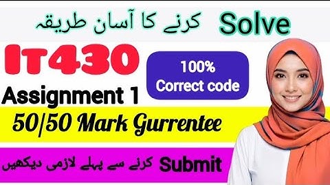 IT430 ASSIGNMENT 1 FALL 2025 ||It430 SOLUTION 2025|| #it430