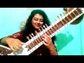 Ami je jalshaghare  sitar cover tribute to manna dey 