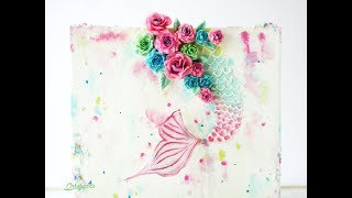 Rice Paper: Painting and &amp; creating cake decorations using it!