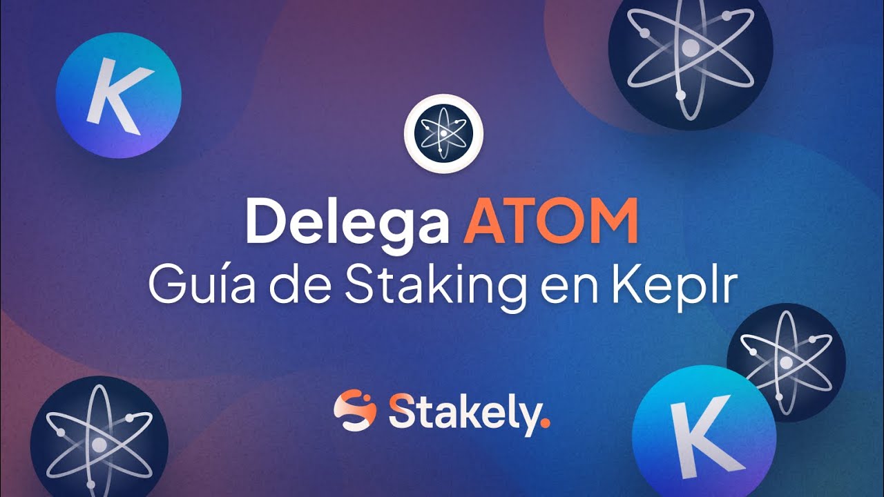 Cómo hacer STAKING de COSMOS $ATOM con Keplr