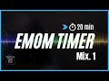 Workout Music with timer -  EMOM 20 min - Mix #4