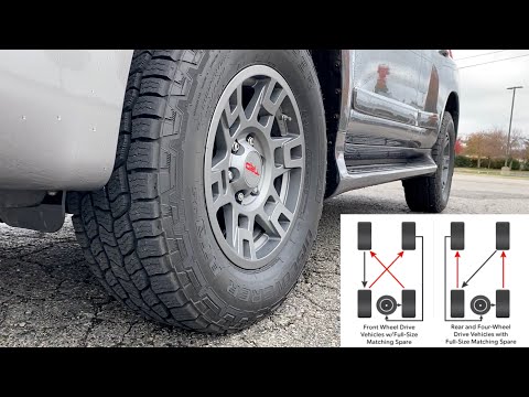 5 Tire Rotation on your AWD or Full-Time 4WD Vehicle