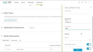 How to Run a Path Trace in Cisco DNA Center Assurance for Network Troubleshooting