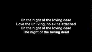 Lordi - The Night Of The Loving Dead | Lyrics on screen | HD