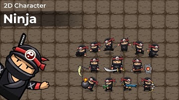 2D Character - Ninja (Sprite Package Demo)