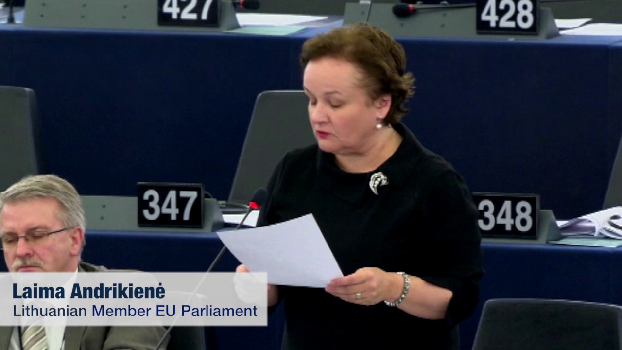 Laima Andrikienė - Members of the EU Parliament Speak Out on Organ Harvesting in China