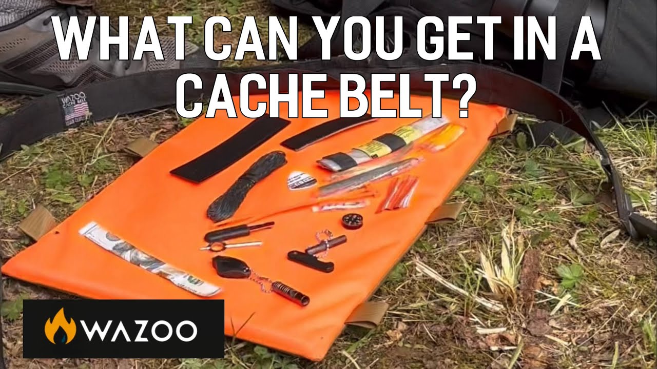 The WAZOO CACHE BELT: If You Could Only Have ONE Thing!