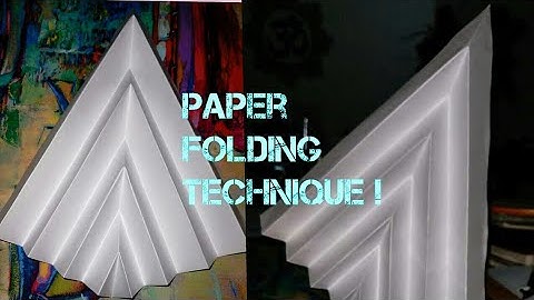 Paper Folding Technique -1