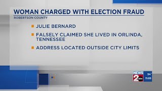 Robertson County woman indicted for election fraud