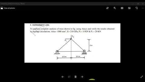 truss problem in ansys apdl