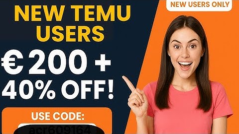 New TEMU Users Get €200 Coupon Bundle + 40% OFF! (Limited Time Bonus 🎁).