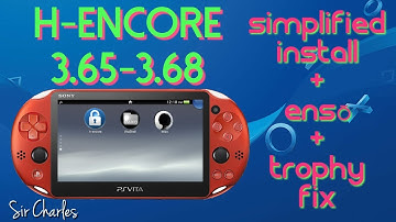 h-encore Tutorial for Mac / PS Vita 3.65 - 3.68 Hack / install + enso + trophy fix