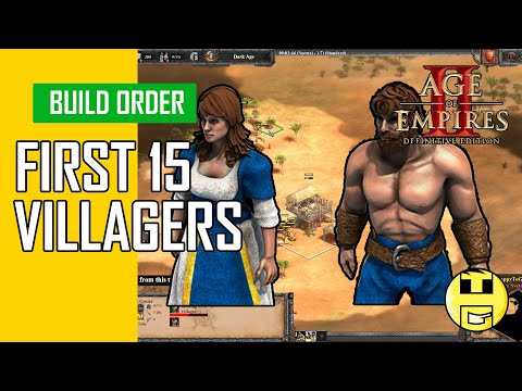 First 15 Villagers Build Order - Age of Empires 2 Definitive Edition Beginner Guide