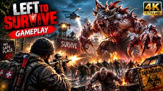 🔥 LEFT TO SURVIVE Gameplay |  Playing This Zombie Game! 🧟🔫 Day-2