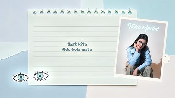 Tiara Andini - Adu Bola Mata (Official Visualizer Video)