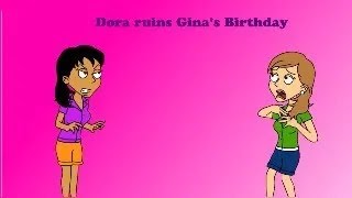 Old Dora Gets Grounded Dora Ruins Ginas Birthday