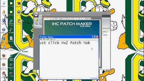 Mw2 patch maker youtube