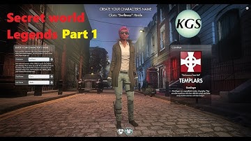 Secret World Legends Templar Playthrough Part 1 Character Creation Gunslinger