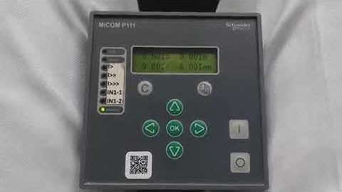 Schneider make over current earth fault reay