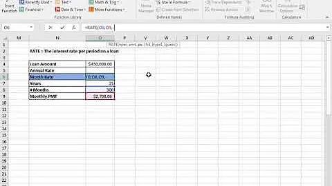 Calculating Interest Rate in Excel 2016 | Knowledgecity.com