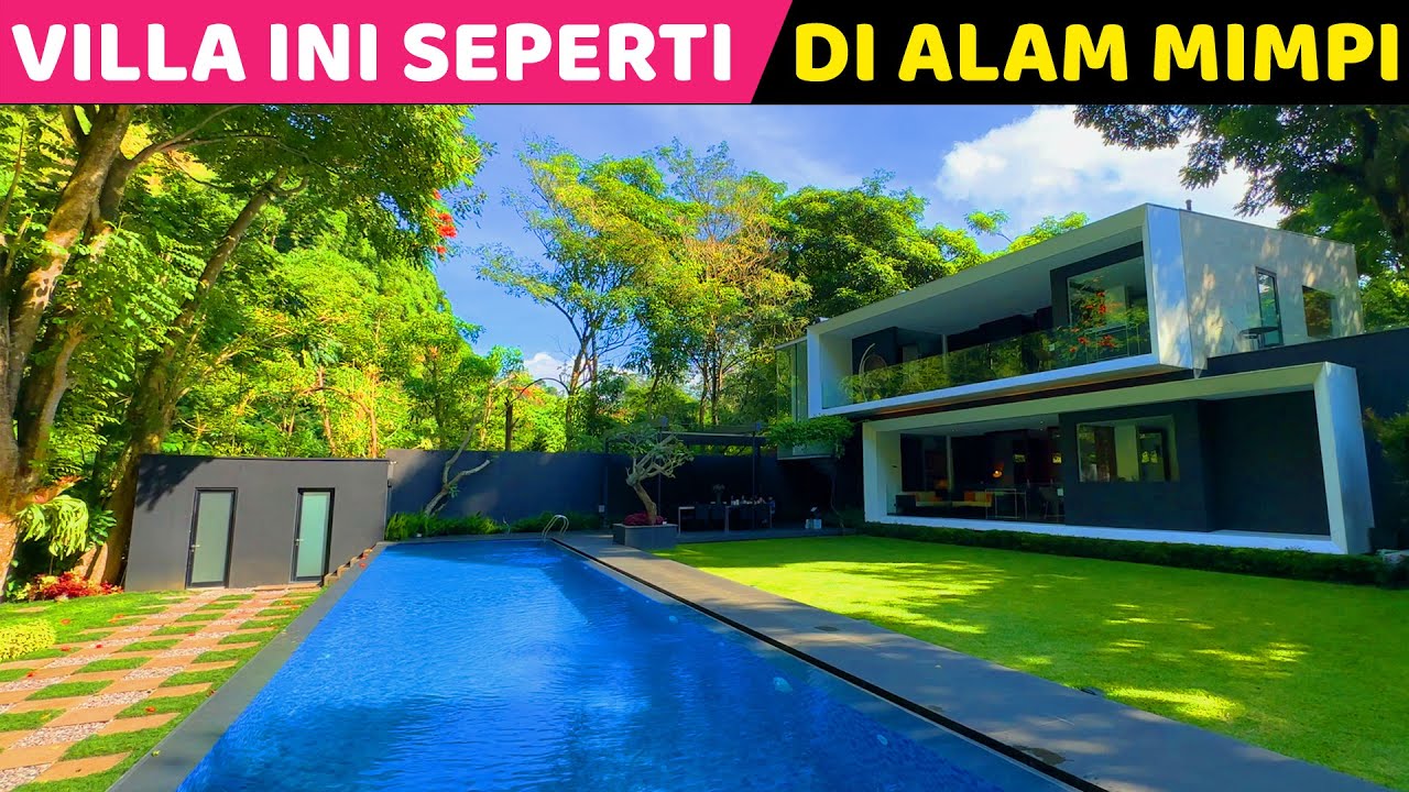 NGINEP DI SINI BERASA LAGI MIMPI... | Sapere House Villa | Villa bagus dan mewah di Bandung