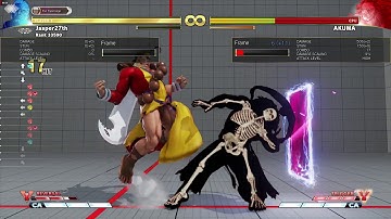 SFV AE 3.5 Most difficult Impractical headbutt loop  700 damage