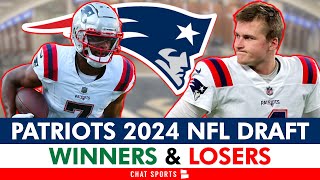 Patriots BIGGEST Winners & Losers After The 2024 NFL Draft Ft. Drake Maye & Bailey Zappe