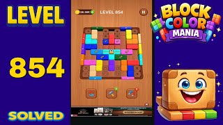 Block Color Mania – Level 854 | Fast & Clean Solution