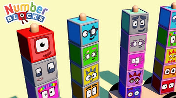 Numberblocks New Episodes Step Squad 1 vs 100 Standing Tall - Learn to Count Big Numbers!