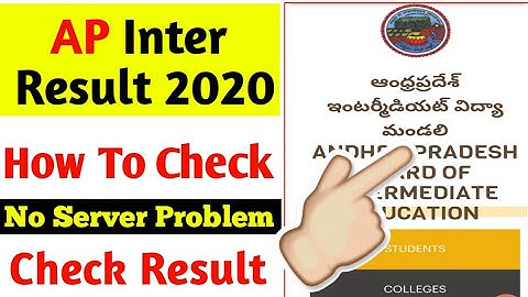 How To Check AP Inter Result 2020- AP inter Result kaise dekhe -AP Inter Result 2020