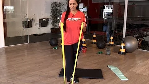 Como usar a faixa elástica para exercício?