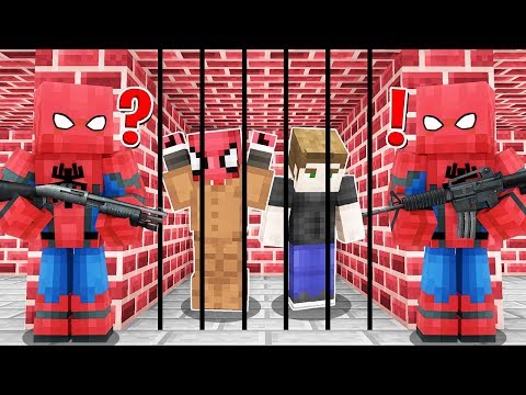 FAKİR ÖRÜMCEK ADAM HAPİSHANESİNDEN KAÇIYOR! ? - Minecraft