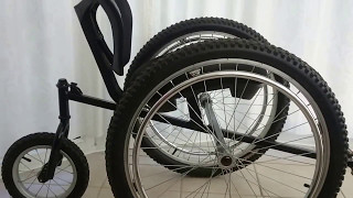 CUSTOM DIY-WHEELCHAIR,HOW TO MAKE all terrain,off-road,homemade trike