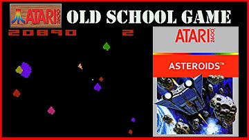 Asteroids for the Atari 2600 (Retro Game)