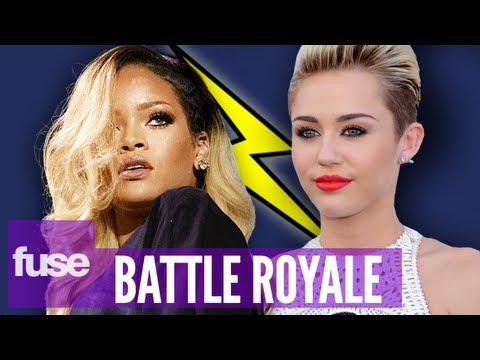 Miley Cyrus vs. Rihanna Smoking Weed - Battle Royale