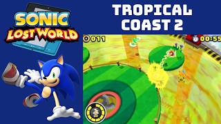 Sonic Lost World (3DS) - Tropical Coast 2 in 1:02.50