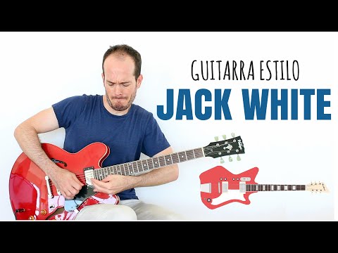 Guitarra Estilo Jack White, The White Stripes - Guitar Lesson Tutorial +TAB